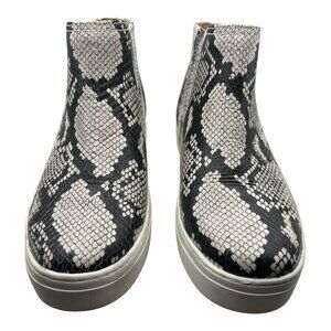 Naturalizer Women 7.5M Snake Print Ankle Boot Side Zip Platform Comfort